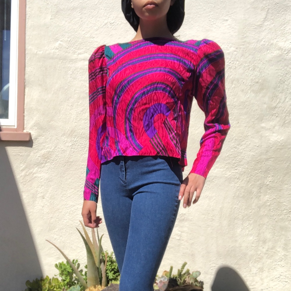 The ultimate 1980’s blouse